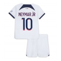 Fotbalové Dres Paris Saint-Germain Neymar Jr #10 Dětské Venkovní 2023-24 Krátký Rukáv (+ trenýrky)
